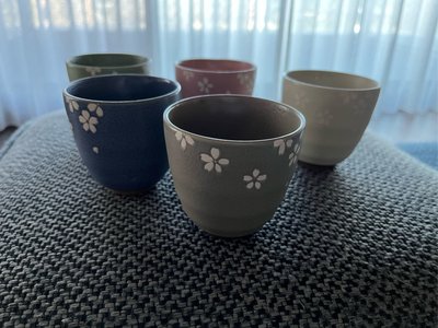 青田燒 日式 茶杯組（五件)