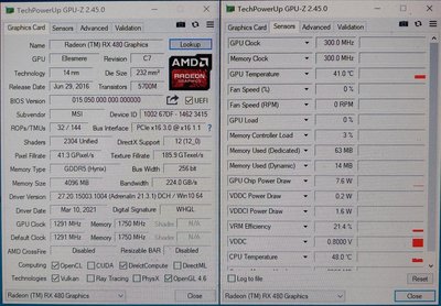 新達3C 微星 Radeon RX480 ARMOR 4G OC Zero Frozr 智慧運轉技術 售價=3330元