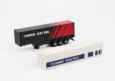 創億RC  TURBO RACING 1/76 C50 像真C50-C 拖板尾車 貨櫃預購商品