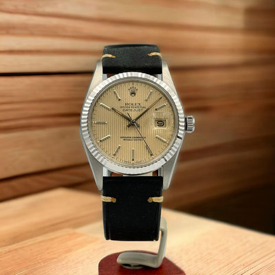 樂時計 古董老錶 ROLEX 勞力士 16014 Date Just 蠔式日誌型 自動上鍊 男裝腕錶 錶徑36mm  要買文青老錶 可以考慮