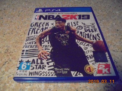 PS4 NBA2K19/NBA 2K19 中英合版 直購價400元 桃園《蝦米小鋪》
