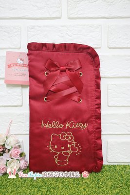 (現貨在台)日本正品Sanrio 三麗鷗 萬用包 收納包 化妝包 L型包 手拿包 隨身包 Hello kitty 凱蒂貓