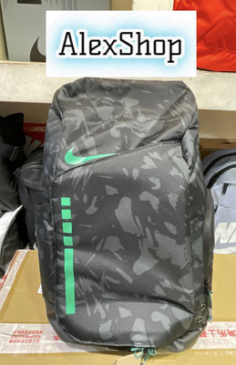 艾力克斯 NIKE HOOPS ELITE 男女 FN0943-010 黑綠 氣墊背帶 電腦包後背包運動背包上