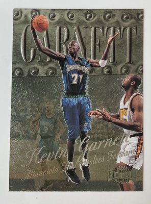 [NBA] 1998 SKYBOX Metal Kevin Garnett 狼王 賈奈特 #65