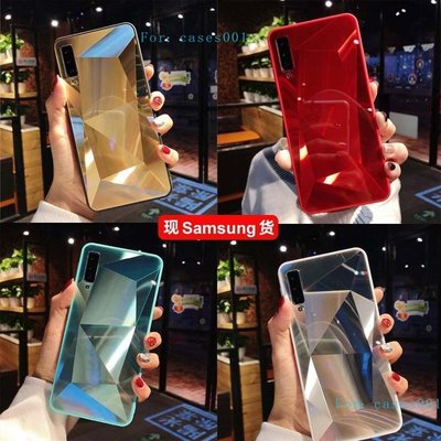 現貨熱銷-Samsung S21 鑽石紋3D菱形鏡面手機殼S20ultra A51 A71~特價