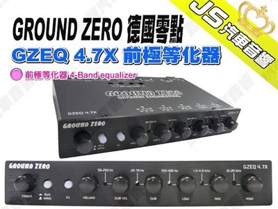 勁聲汽車音響 GROUND ZERO 德國零點 GZEQ 4.7X 前極等化器 4-Band equalizer