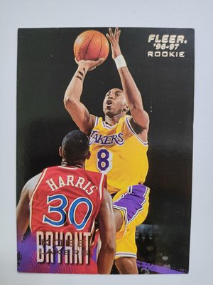 96-97 Fleer Kobe Bryant 新秀 Rookie RC #203！洛杉磯湖人隊！霍夫！NBA球員卡