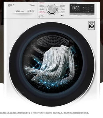 LG 9KG 滾筒洗衣機(WD-S90VDW)