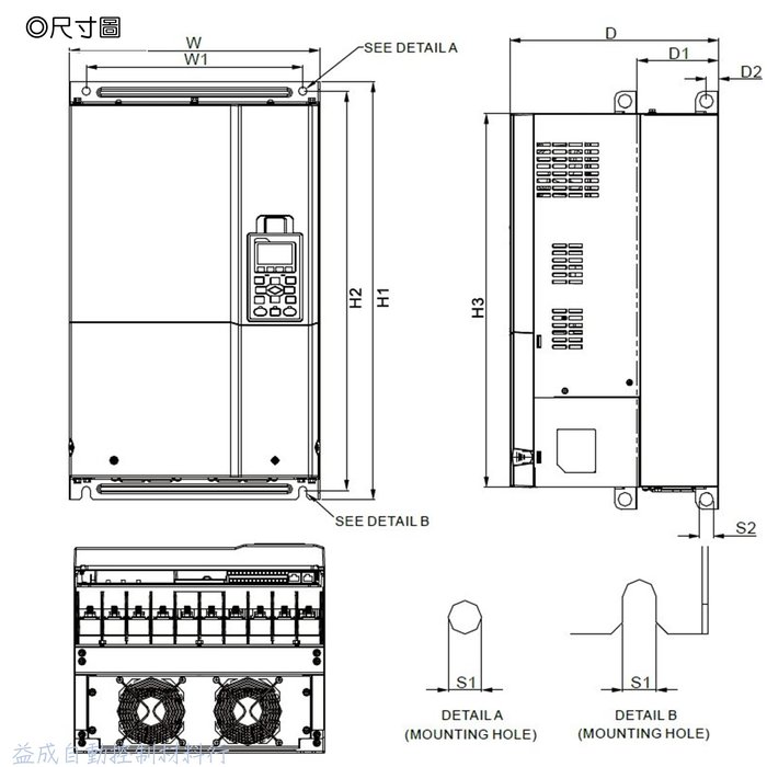 【DELTA台達】C2000+變頻器 50HP 3相230V VFD370C23A-00 | Yahoo奇摩拍賣