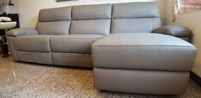 『力興二手家具買賣 』►mondi可躺式L型沙發組◄-仿古家具-實木家具-二手家具 -花梨家具買賣
