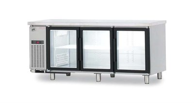 《利通餐飲設備》304#箱體 台灣製造6尺玻璃門工作台冰箱  冷藏展示工作台冰箱 冷藏玻璃冰箱 冷藏櫃