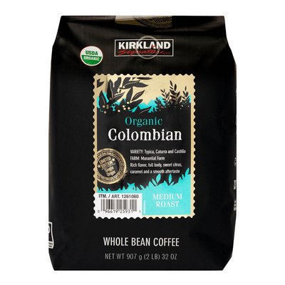 【Visual&amp;M】科克蘭 哥倫比亞咖啡豆 907公克 Kirkland 好市多代購 Costco