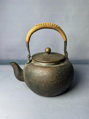日本銅器 茶道具 銅壺 目測450毫升 實物拍攝 二手商品不538【如意坊】銅器 佛像 擺件