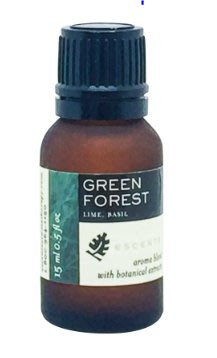 加拿大伊聖詩Escents Green Forest 綠色森林 複方精油 (青檸, 羅勒) 15ml代購