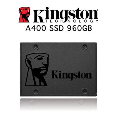 Kingston 960GB 金士頓 2.5吋 SATA3 SSD 固態硬碟 保固公司貨(KT-SA400-960G)