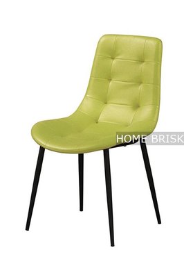 【宏興HOME BRISK】海柔綠色皮餐椅，台北、桃園、基隆市區運費200元 《ZZ新品18》