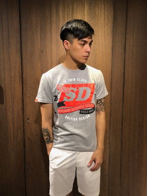 美國百分百【全新真品】 極度乾燥 Superdry T恤 上衣 T-shirt 短袖 圓領 LOGO 短T F692