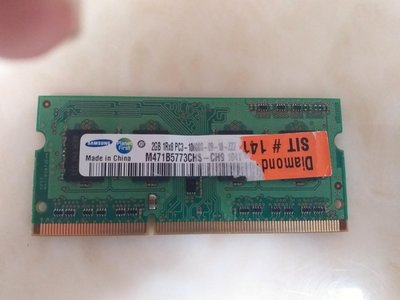 筆電記憶體，良品，三星，samsung，2GB，pc3 ddr3 10666