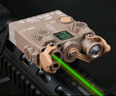 [01] DBAL-A2 綠雷射 指示器 沙 ABS ( 雷射指星筆綠點紅外線紅點激光定標器指示燈瞄準鏡紅雷射手電筒