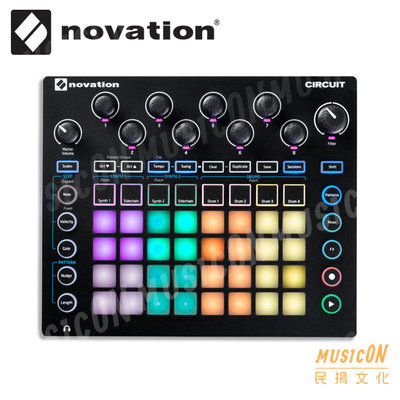 【民揚樂器】Novation Circuit MIDI 編曲合成器 控制鍵盤 MIDI控制器 內建節奏機 鼓機