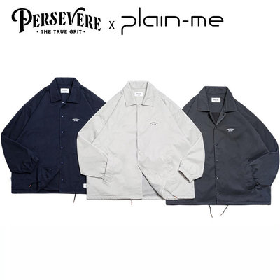 [NMR] 現貨 PERSEVERE x PLAIN-ME 23 A/W Style 01 Coach Jacket 機能寬鬆落肩教練外套
