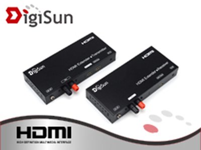 【開心驛站】含稅含運~DigiSun EH638 HDMI 2芯電線影音訊號延長器~最長3800公尺