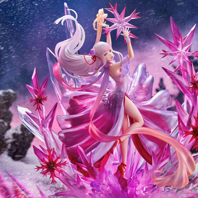 從零開始的異世界生活手辦擺件愛蜜莉雅旗袍新春水晶禮服模型玩具天秤百貨
