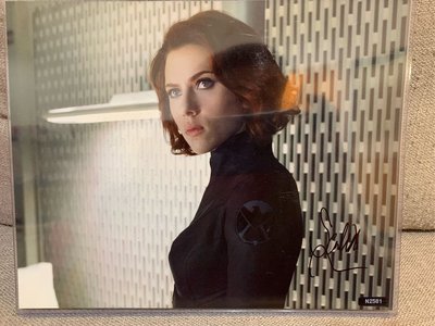 漫威 MARVEL 復仇者聯盟 終局之戰 黑寡婦 史嘉蕾·喬韓森 Scarlett Johansson 親筆簽名照 8x10  iron man