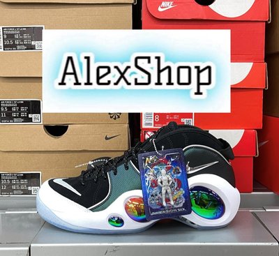 艾力克斯 NIKE AIR ZOOM FLIGHT 95 男 DX6055-001 黑綠 電鍍炫銀PENNY籃球鞋 ㄇ7