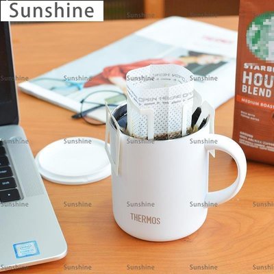 [Sunshine]日本膳魔師保溫杯咖啡杯辦公室馬克杯男女保冷泡茶水杯子JDG-350