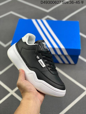 阿迪達斯/Adidas originals New Her Court 黑色 熊貓鞋 厚底增高