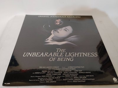 電影配樂 The unbearable lightness of being【布拉格的春天】 1988 美國首版 全新