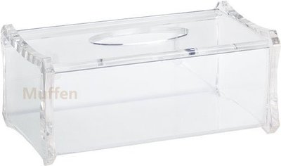 『MUFFEN沐雰衛浴』YR-318 抽取式 壓克力 水晶透明面紙盒 壁掛式衛生紙架 衛生紙盒