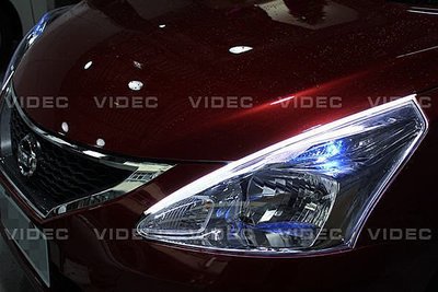 巨城汽車 HID 裕隆 NISSAN BIG TIIDA 雙色 LED 純正 WRC 高亮度 導光條 完全防水 新竹威德