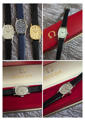 1960年代停產（盒裝美品）omega包白金手上鍊機械女錶