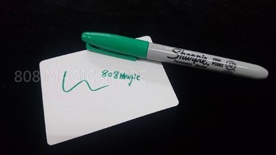[808 MAGIC] 魔術道具 Sharpie奇異筆 綠色