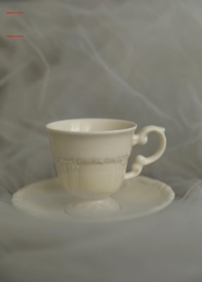 咖啡杯咖啡杯MUSe Garden 法式浪漫 奶油洛可可纖巧精致濃縮咖啡陶瓷杯碟