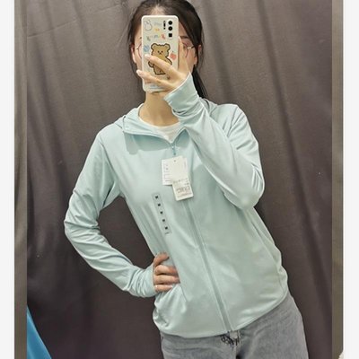 日本優衣庫UV防曬衣2021潮新款女款網眼防紫外線透氣防曬服開衫外套服DGT