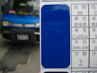 【振通油漆公司】日本ROCK原裝汽車烤漆 補漆 DIY 三菱 車款 CANDA 貨車藍 100g