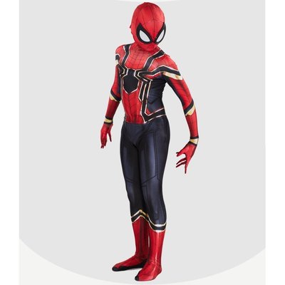 復仇者聯盟 鋼鐵版 蜘蛛人 Spider-Man 角色扮演服裝 萬聖節變裝 角色服裝 兒童變裝-春風十里