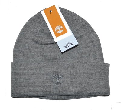 Timberland 淺灰色毛帽 針織帽 男女適合 輕柔 厚實 保暖 全新 現貨 保證正品