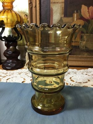 白明月藝術／古物雜貨店 歐洲早期玻璃花瓶