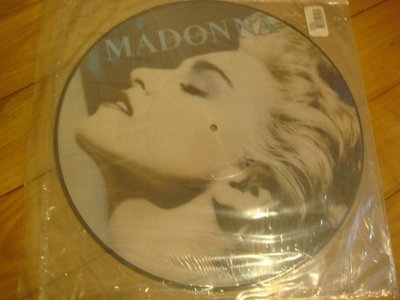 黑膠唱片=LP=MADONNA=TRUE BLUE=彩膠 圖案膠 圖片碟 picture vinyl=國外帶回=沒聽過