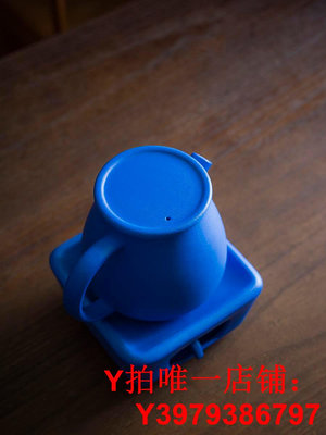 清一丨克萊因藍色陶瓷蠟燭保溫爐小火爐簡約加熱底座溫茶爐煮茶