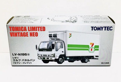 Tomytec TLV LV-N195a  ELF 7-11 貨車 超商 Tomica