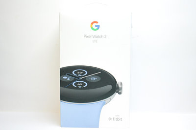 【台南橙市3C】Google Pixel Watch 2   LTE GC3G8 金屬銀鋁製錶殼 海灣藍運動錶帶 全新未拆封 全新手錶 #88351