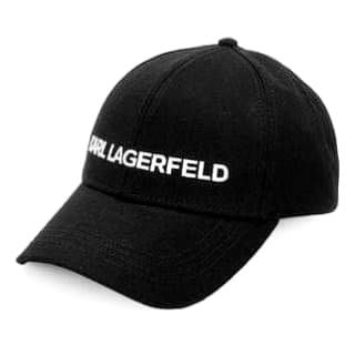 【AYW】KARL LAGERFELD ESSENTIAL LOGO CAP 卡爾 拉格斐 老佛爺 經典黑 老帽 棒球帽