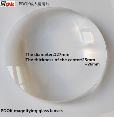 PDOK放大鏡配件 加長杆LED發光板電源適配器工字夾放大鏡鏡片8倍白鏡片 W58 [53716]
