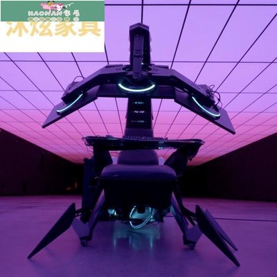 【熱賣精選】零重天蝎電腦座艙游戲躺椅 一體式電競桌椅太空艙