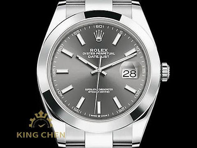 【金宸名錶】ROLEX 勞力士 蠔式 DATEJUST II 126300 石板灰色 柱狀時標 大型 蠔式 自動腕錶 台灣公司貨 2020保單  TG335